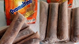 GELADINHO GOURMET OVOMALTINE GELADINHO GOURMET DE OVOMALTINE JUJU DINDIN SACOLÉ CHUP CHUP [upl. by Eydnarb]