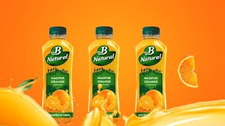 B natural orange juice ad motion graphics ads book 85160 80580 call [upl. by Pamelina]