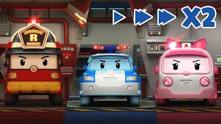 POLI Opening Song│Theme Song│2X Speed│05X Speed│Robocar POLI  Nursery Rhymes [upl. by Edaj445]