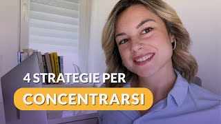 Come CONCENTRARSI per STUDIARE e LAVORARE  MOTIVAZIONE e PRODUTTIVITÀ [upl. by Ennaylime]