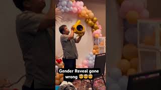 Epic Gender Reveal Fail Confetti Chaos and Fire Truck Arrival 🤯shortsviral shortsbeta shorts [upl. by Airt]