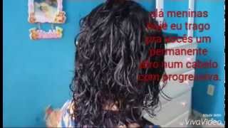 como fazer permanente afro em cabelo com progressiva [upl. by Enilrae873]