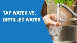 Distilled water vs Tap water  Fact [upl. by Ymmak]