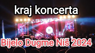 Bijelo Dugme Nis 2024 kraj koncerta [upl. by Berna970]