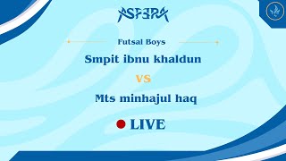 Day 8  Futsal  Mts minhajul haq VS Smpit ibnu khaldun [upl. by Sukramaj]