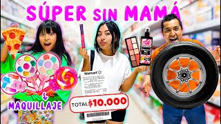 🛒Hicimos el SUPER sin MAMÁ🍎 ¡Compramos puras golosinas 🍫mi MAMÁ se Enojo🤯Yo soy Aranza [upl. by Lishe]