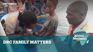 Africa Matters Wartorn families in DRC reconnect [upl. by Ahaelam]