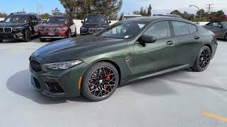 Tour the 2023 M8 Competition Gran Coupe in individual Malachite Green  4K [upl. by Mali]