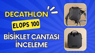 DECATHLON ELOPS 100 BİSİKLET ÇANTASI İNCELEMESİ [upl. by Warrick519]