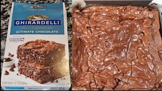 Ghirardelli Ultimate Chocolate Premium Brownie Mix 4k [upl. by Magavern]