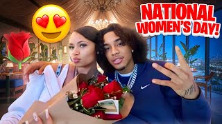 I SUPRISED Brooklyn Queen For National Women’s Day ❤️🌹 Gets Emotional 🥹 [upl. by Martreb745]