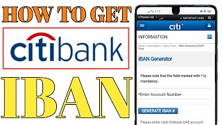 How to find Citibank UAE IBAN  Citibank UAE Iban Number  Payment Guide [upl. by Gora598]