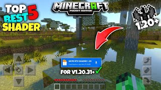 Top 5 Best Shaders For Minecraft Pe 120 Render Dragon  Shaders For Mcpe Minecraft PeBe [upl. by Lanoil]