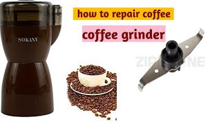 how to repair coffee grinder blades [upl. by Coonan]