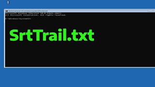 How To Fix SrtTrailtxt Log Error in Windows [upl. by Illehs]