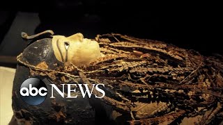 Egypt digitally unwraps mummy of King Amenhotep l ABC News [upl. by Kahlil]