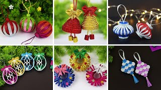 6 DIY Christmas Ornaments Decoration Ideas  Christmas Tree Decorations  Christmas Crafts [upl. by Eenimod201]