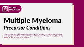 Multiple Myeloma Precursor Conditions  Overview  Therapeutic Intervention [upl. by Behka]