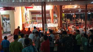 Revered Swami Gautamananda ji Maharaj arriving at Durga Puja pandal 🕉🙌✨️🎉 in Belur Math [upl. by Ready]