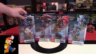 Zelda Champion Amiibo Unboxing Daruk Mipha Urbosa amp Revali [upl. by Rufus]