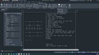 AutoCAD create Line type line amp black slash amp line [upl. by Natek114]