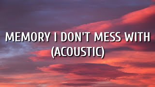 Lee Brice  Memory I Dont Mess With Acoustic Lyrics [upl. by Sivia]