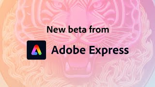 Adobe Express Beta Adobe New App Android Photoshop [upl. by Akeihsat]