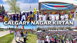 Nagar Kirtan Calgary 2024  Celebrating Sikh Traditions  Albertan Singh Canada [upl. by Whitson817]