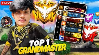 RG ZARA GAMING Freefire Live Streamgrandmaster top push [upl. by Anyaled]