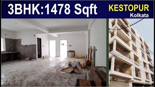 Specious 3BHK 1478 Sqft  Flat For Sale in Kestopur  Kolkata [upl. by Esther635]