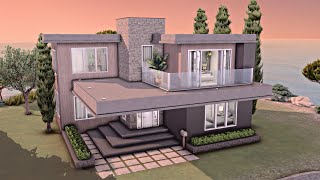 TARTOSA MODERN FAMILY HOUSE 🌴 The Sims 4 Speed Build [upl. by Ahsropal]