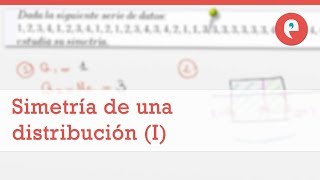 Estadística simetría de una distribución I [upl. by Atnas]