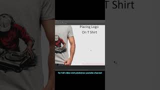 Adobe Photoshop logo placing on t shirt  logo shorts editing  logo on t shirt videos [upl. by Imoin]