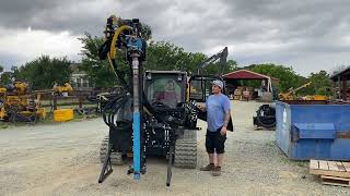 SS2000 Skid Steer with Front Rotation Demo [upl. by Arihaz]