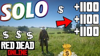 STILL WORKING SOLO MONEYXP GLITCH IN RED DEAD ONLINE RED DEAD REDEMPTION 2 [upl. by Boylston]