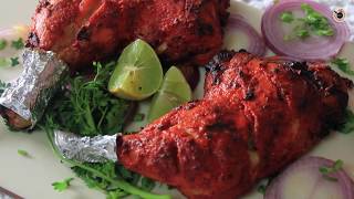 Chicken Tandoori Recipe  Restaurant Style Homemade Chicken Tandoori  Easy Chicken Recipes [upl. by Uwton582]