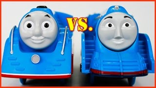 Thomas and Friends The Great Race Plarail Streamlined Thomas vs Plarail Shooting Star Gordon [upl. by Wivina270]