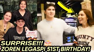 SURPRISE Mavy Legaspi at Kyline Alcantara ito ang GINAWA sa 51st BIRTHDAY ni Zoren Legaspi [upl. by Og]