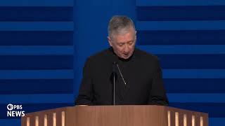 WATCH Cardinal Cupich gives invocation at 2024 Democratic National Convention  2024 DNC Night 1 [upl. by Oza]