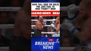 Mike Tyson vs Jake Paul RULES [upl. by Lyrret79]