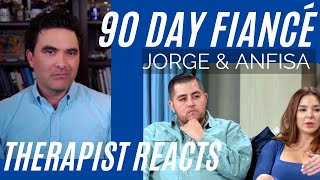 90 Day Fiancé  Jorge amp Anfisa 49  The Finale  Therapist Reacts [upl. by Yared]