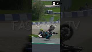 Zarco vs Morbidelli motor h4ncur parah Short [upl. by Aihtekal]