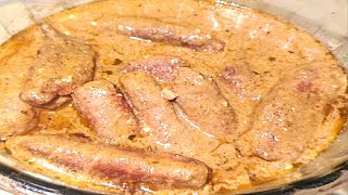 Afghani Malai Chicken Seek Gravy Recipe❤️Chicken Malai Seek Kabab With White Gravy🍗 [upl. by Hazelton]