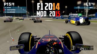 F1 2014  4 MODS 2015  Max Verstappen  Bahrain GP [upl. by Irv338]