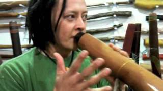 How to play didgeridoo  Sanshi teaches us a rhythm from Chikyu [upl. by Zampardi]