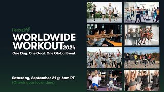 🔴 Live Herbalife Worldwide Workout 2024 [upl. by Eyma]