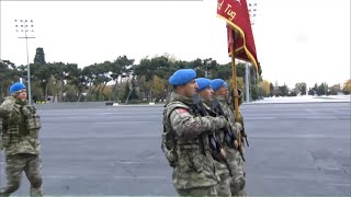 Türk Askeri Azerbaycan Zafer Geçit Töreninde [upl. by Boynton953]