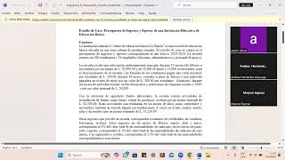 Estudio de Caso Presupuesto de Ingresos y Egresos de una Institución Educativa de Educación Básica [upl. by Yeargain105]