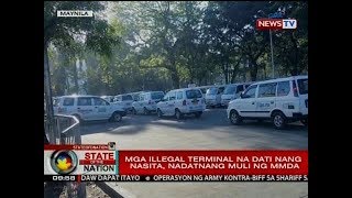 SONA Mga illegal terminal na dati nang nasita nadatnang muli ng MMDA [upl. by Laurene]