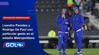 Leandro Paredes y Rodrigo De Paul y su gesto antes de Colombia vs Argentina por Eliminatorias [upl. by Ailimaj420]